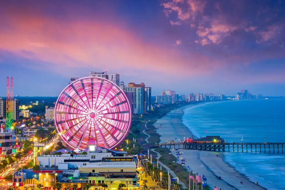 Myrtle Beach, SC at Night