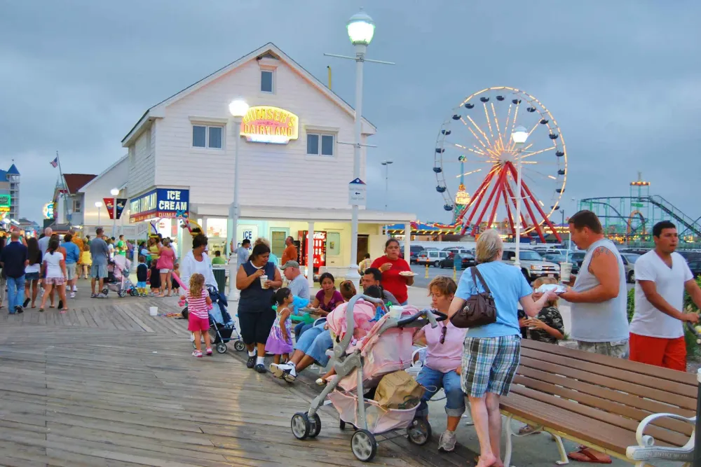 Ocean City, Maryland Boardwalk; Courtesy of Lissandra Melo/Shutterstock.com
