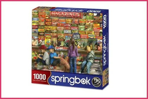 Comicbook stand puzzle; Courtesy of Target