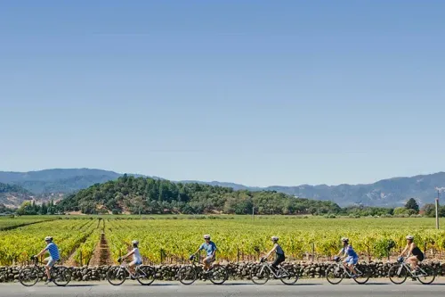 napa valley bike tour; Courtesy YountvilleCA