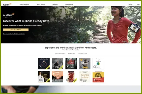 Amazon Audible Subscription; Courtesy Amazon