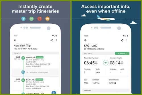 Tripit screenshot; Courtesy Apple