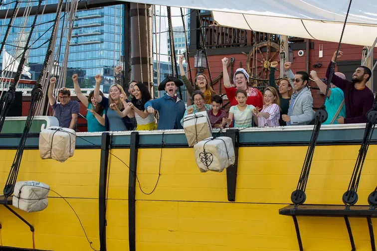 Boston Tean Party Ships Museum; Courtesy Michael Bnchard Photo/Boston Tea Party Ships Museum