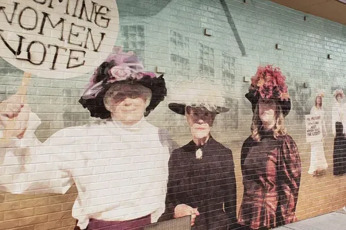 Women's Rights Mural in Cheyenne, Wyoming