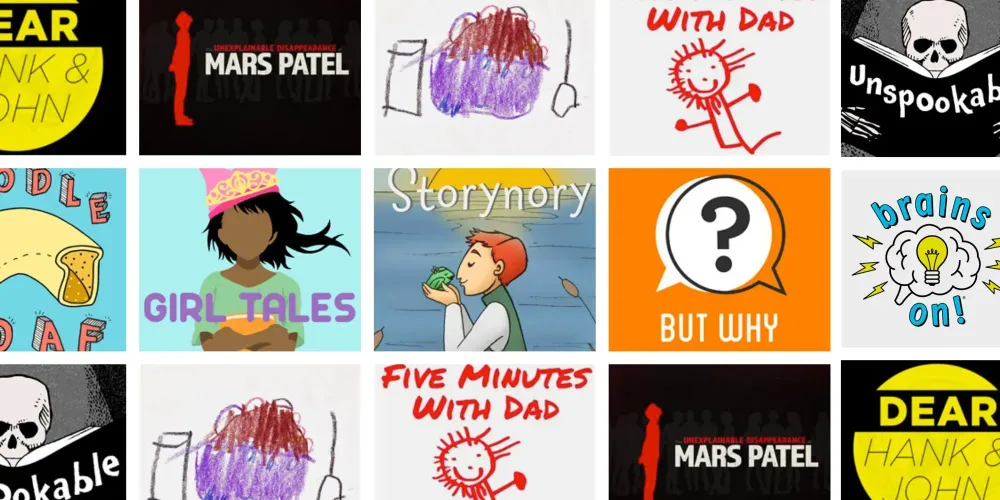 best podcasts for kids covers