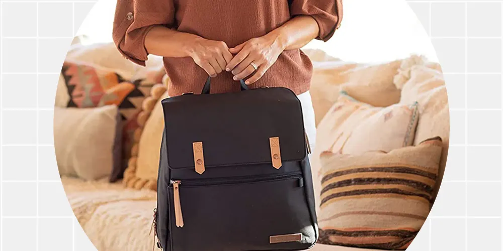 Petunia Pickle Bottom Matte Canvas Meta Backpack Black Matte Canvas One Size