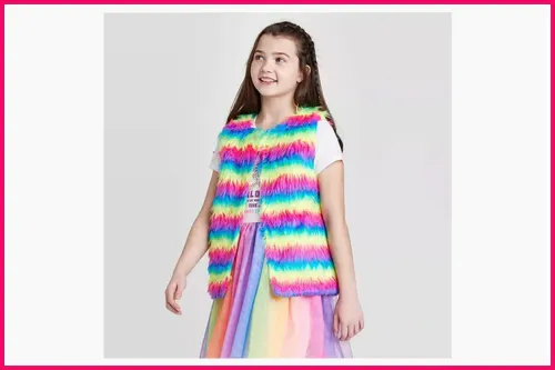 Girls Mini Trolls Vest; Courtesy Target