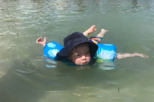 Body Glove Paddle Pals Swim Vest; Courtesy of Courtney Elko 