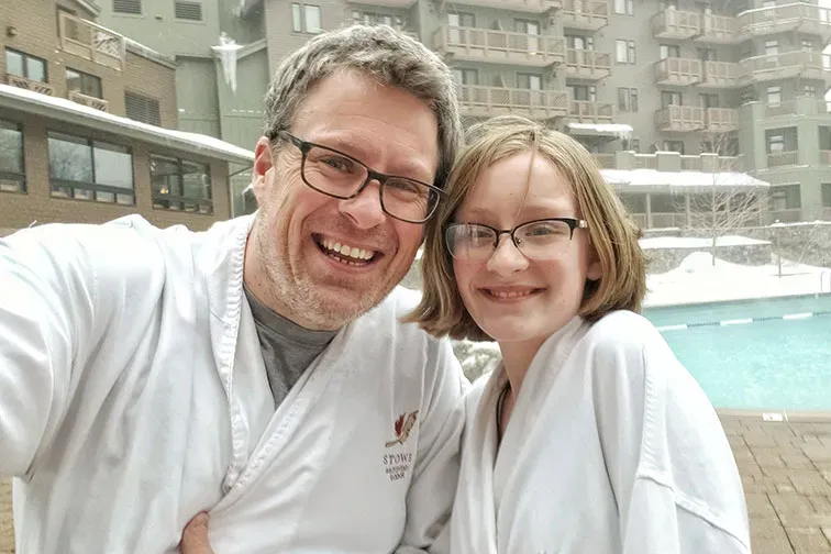 Dad and Daughter; Courtesy of Jeff Bogle