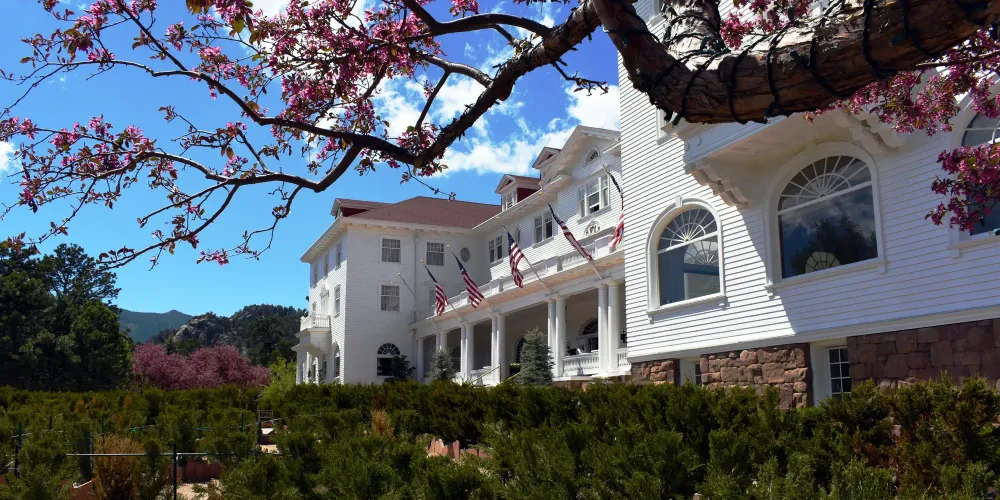 The STanley Hotel exterior; Courtesy of Chad Claeyssen/Shutterstock