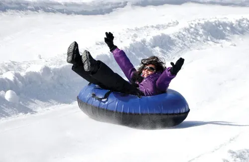 Winter Snow Tubing at Rocking Horse Ranch Resort in Highland, NY