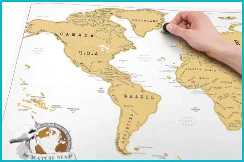 The Scratch Map ; Courtesy of Amazon