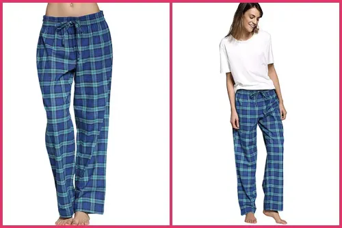 CYZ Women’s Cotton Super Soft Flannel Plaid Pajama/Lounge Pants; Courtesy of Amazon