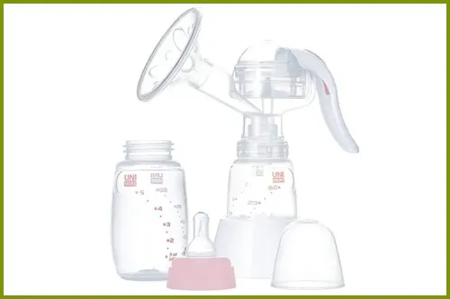 Unimom Manual Breast Pump with Soft Silicone Massaging Breast Shield ; Courtesy Amazon