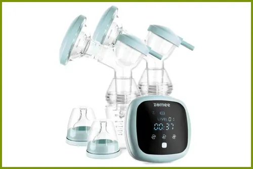 Zomee Double Breast Pump ; Courtesy Amazon