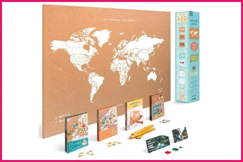 Miss Wood Cork Map; Courtesy of Amazon