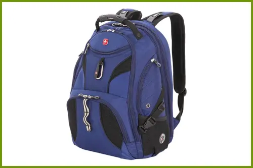 SwissGear SA1923 Rich Navy TSA Friendly ScanSmart Laptop Backpack ; Courtesy of Amazon