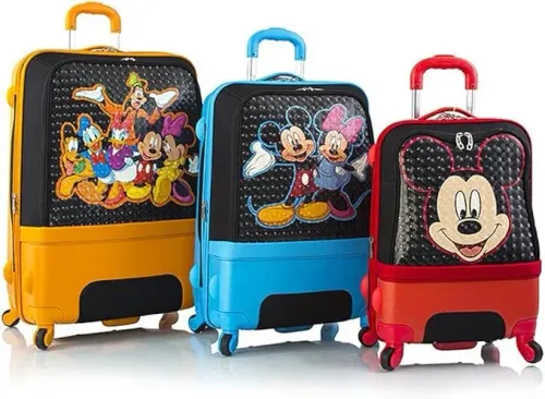 Mickey Mouse Kids Luggage Set; Courtesy of Amazon