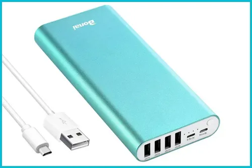 BONAI 20000mAh Mint Aluminum Charger; Courtesy of Amazon