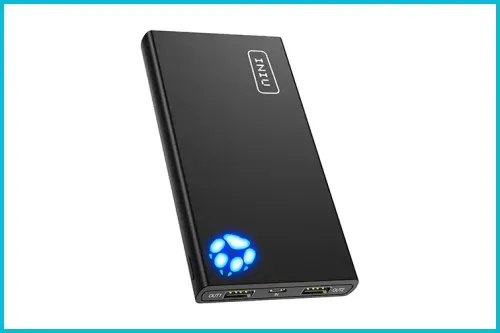 INIU 10000mAh Portable Charger; Courtesy of Amazon