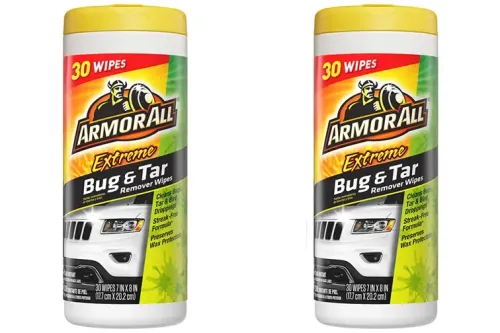 Armor All Extreme Bug & Tar Remover Wipes; Courtesy of Amazon