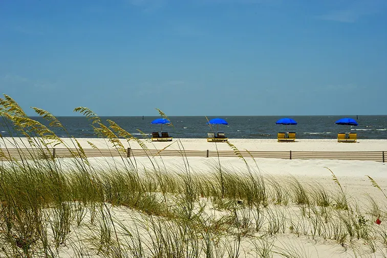 Biloxi beach; Courtesy of Coastal Mississippi