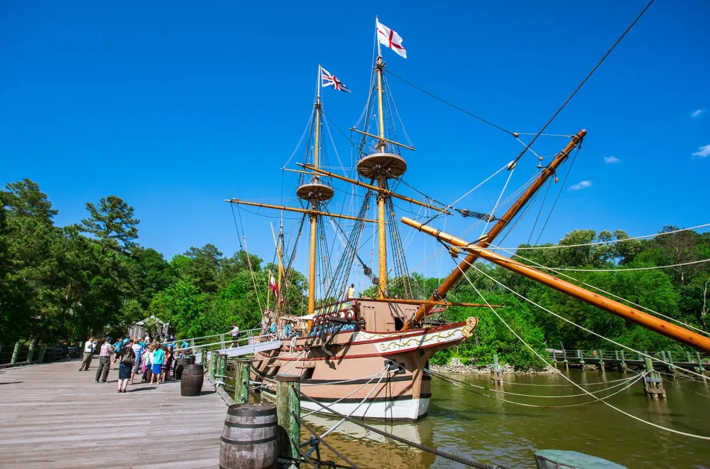 Jamestown Settlement; Courtesy of Travel Stock/Shutterstock.com