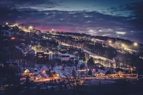 Nighttime at Beech Mountain in North Carolina