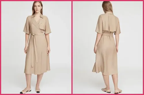 Trench Wrap Travel Dress; Courtesy of Cuyana