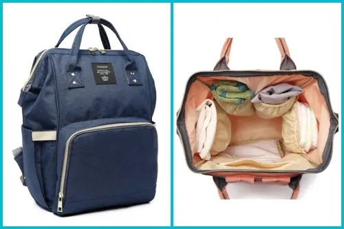 LEQUEEN Diaper Bag Backpack; Courtesy Amazon