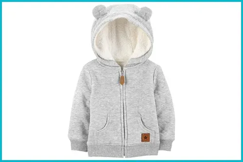 Simple Joy by Carter’s Boys Hooded Sweater Jacket; Courtesy of Amazon