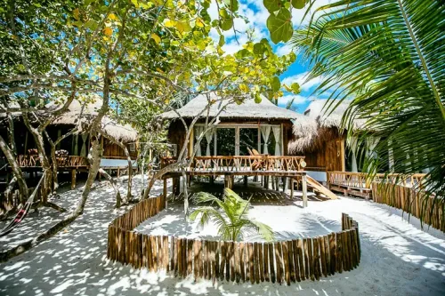 Villa Pescadores Tulum guest room hust; Courtesy of Villa Pescadores Tulum