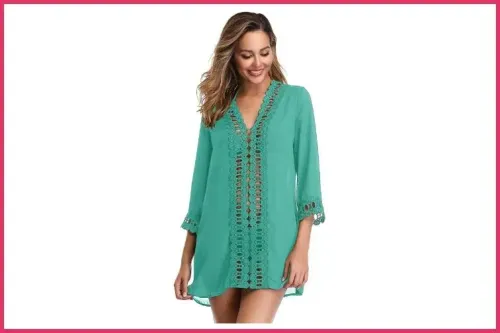 MiYang Floral Lace Cover-Up