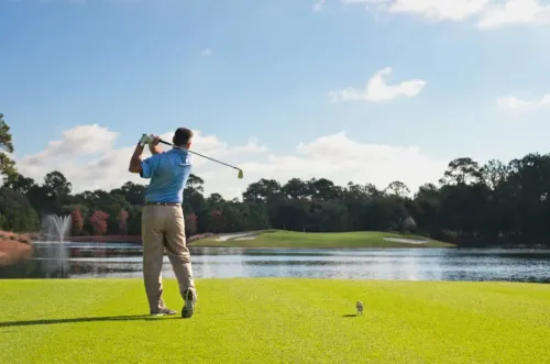 Man golfing at the Hilton Sandestin Beach Golf Resort & Spa