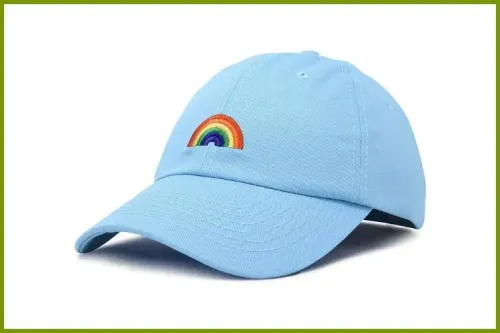 DALIX Rainbow Baseball Cap