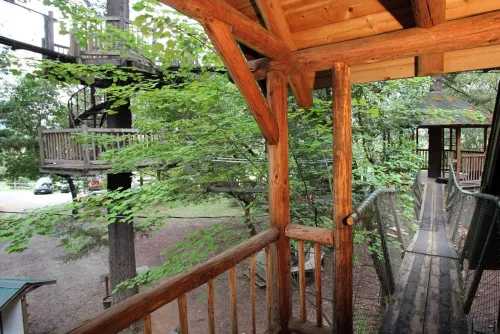 Out'n'About Treehouse Treesort in Oregon; Courtesy of Out'n'About Treehouse Treesort
