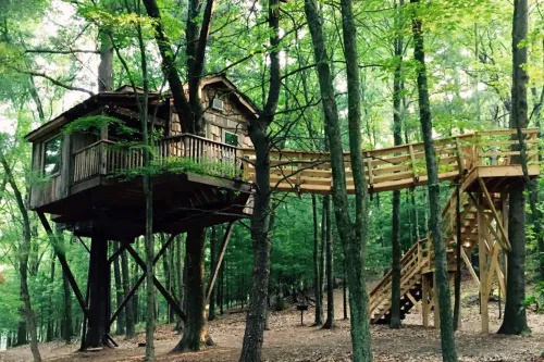 The Mohicans Treehouses in Glenmont, OH; Courtesy of TripAdvisor Traveler/TravelinStyle30
