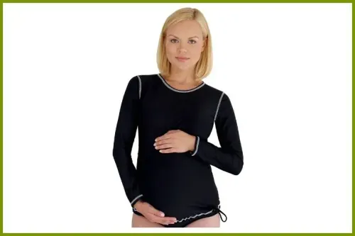 Mermaid Maternity Women's Long Sleeve Rash Guard