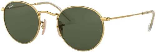 Ray-Ban Rb3447n Flat Lens Metal Round Sunglasses