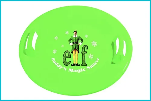 Elf Buddy’s Magic Saucer Sled; Courtesy of Amazon