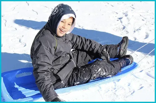 Slippery Racer Xtreme 1-2 person Toboggan Snow Sled; Courtesy of Amazon