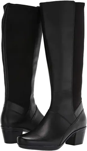 Clarks Women's Emslie Emma Wide Calf Fashion Boot
