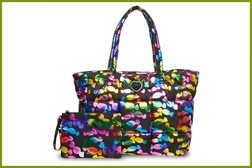 Betsey Johnson Puffy Nylon Weekender