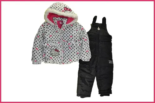 Hello Kitty Girls Snowsuits; Courtesy of Amazon
