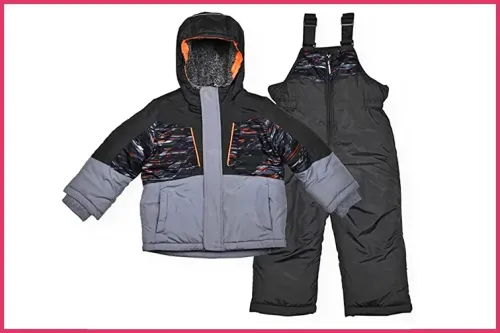 Arctic Quest Infant & Toddler Boys Ski Jacket and Snowbib Snowsuit Set