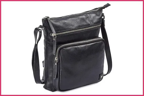 Wise Owl Genuine Leather Crossbody Handbag; Courtesy Amazon