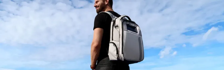 best travel backpack with solar charger 50L Hiking 6.5W Removable Solar Panel Wa TSolar A padded laptop sleeve and sizable main pocket keeps everything secure and within easy reach Best Portable Solar Panel for